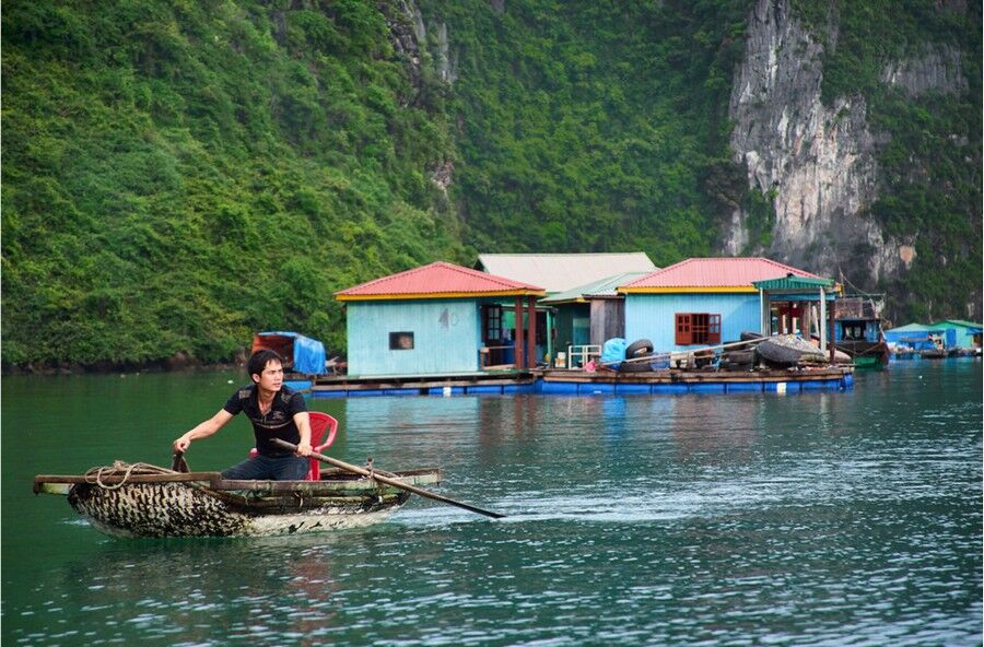 Cua Van Fishing Village.